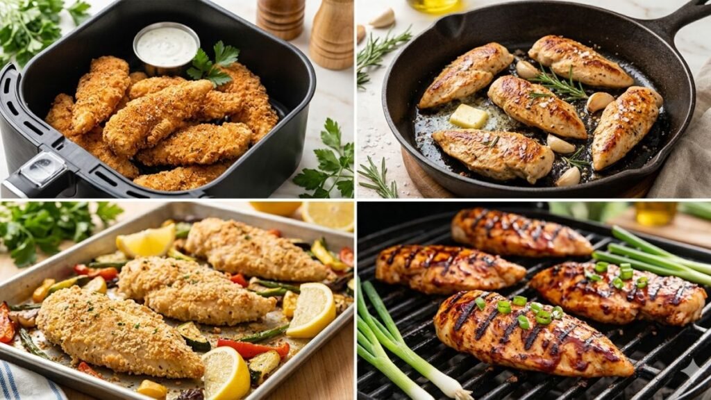 chicken tenderloin cooking methods air fryer skillet oven grill