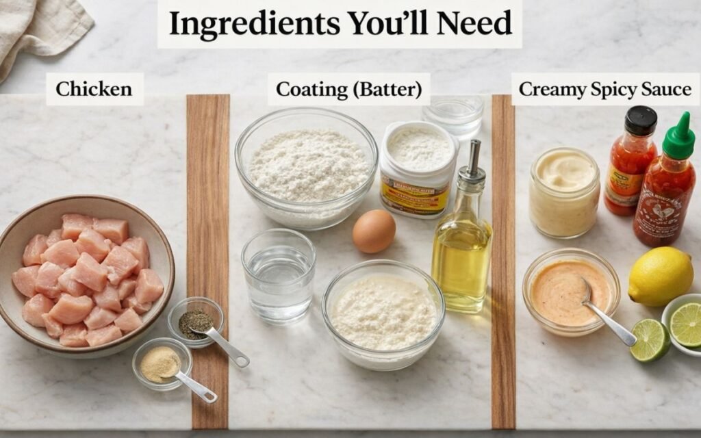 "ingredients for bang bang chicken recipe"