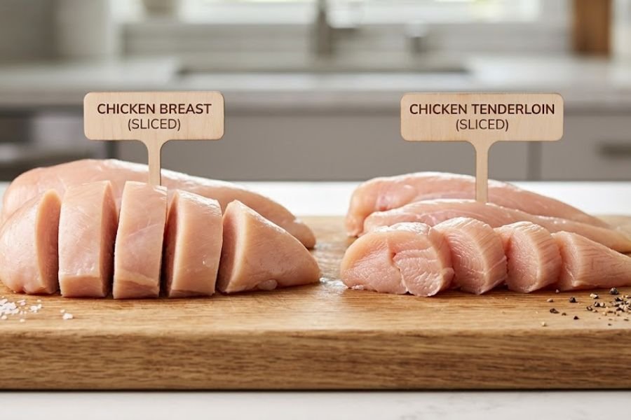 chicken tenderloins vs chicken breast texture comparison