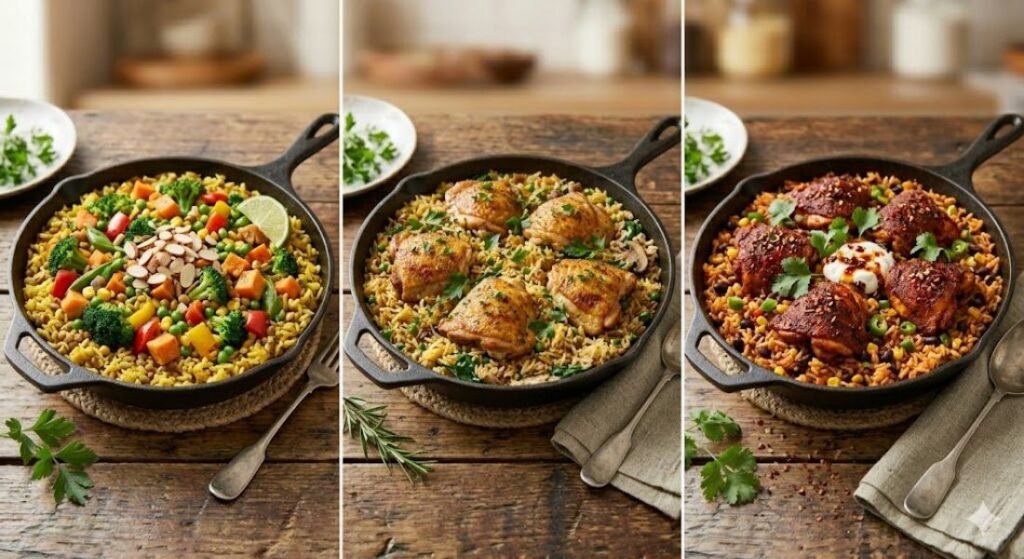 Chicken and Rice Variations