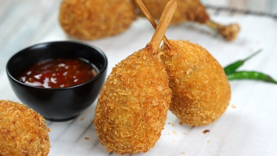 crispy fried chicken drumsticks golden and juicy close up