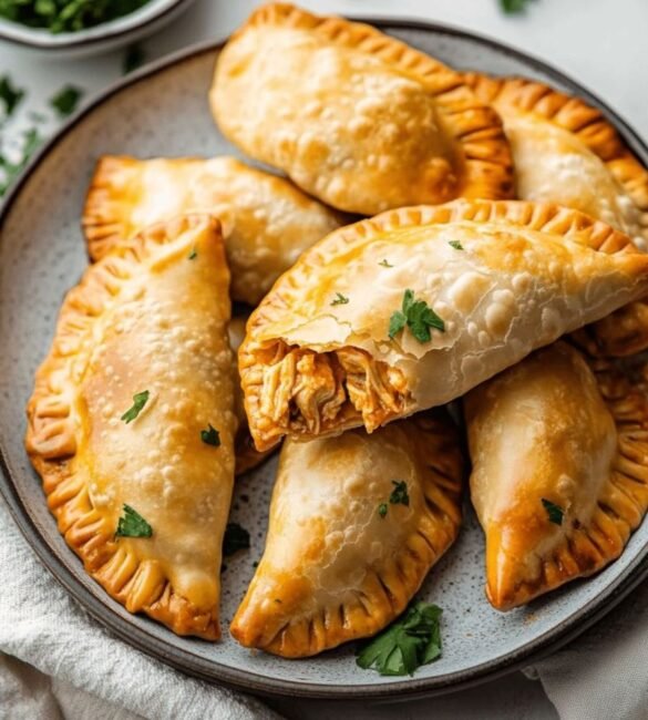 chicken empanada recipe golden crispy flaky pastry