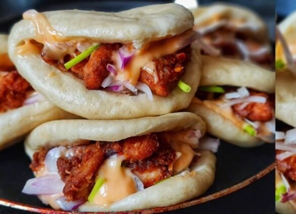 soft steamed chicken bao recipe