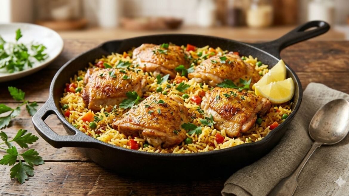 one pan chicken and rice recipe