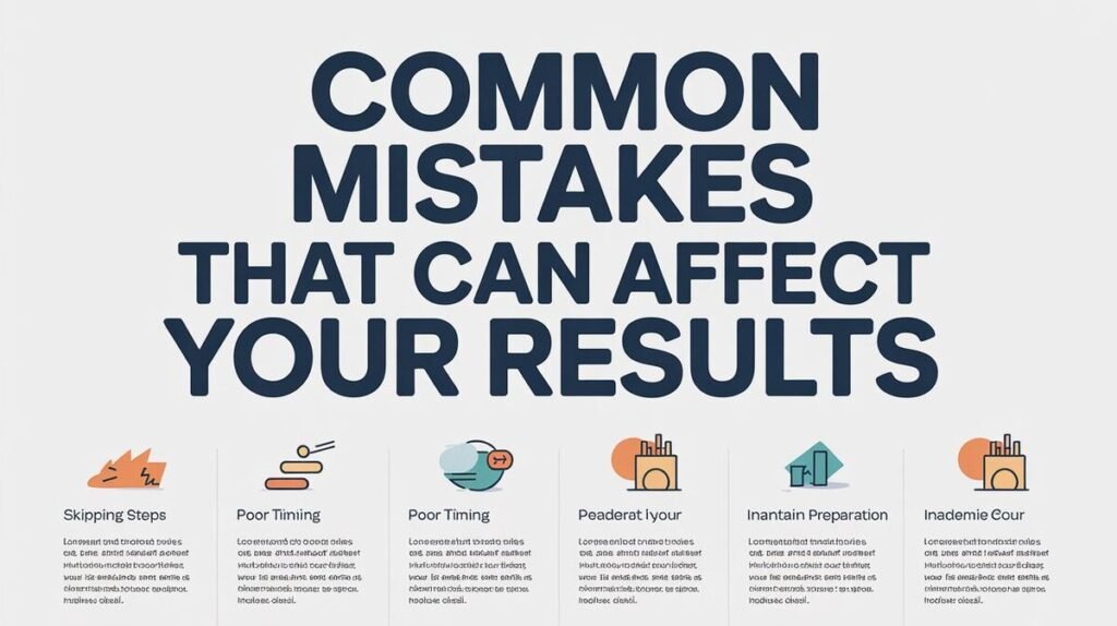 Common Mistakes That Can Affect Your Results