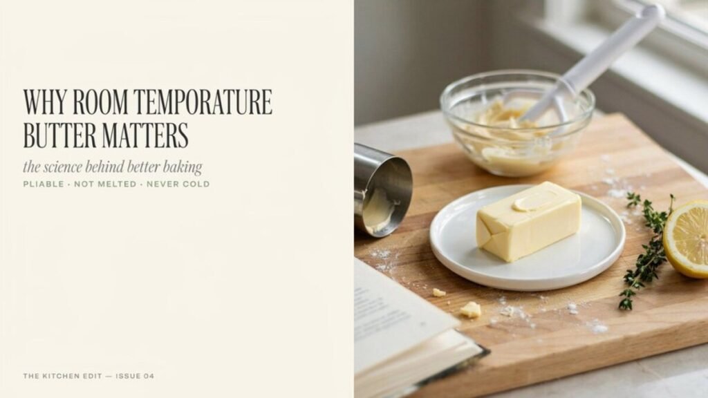 Why Room Temperature Butter Matters