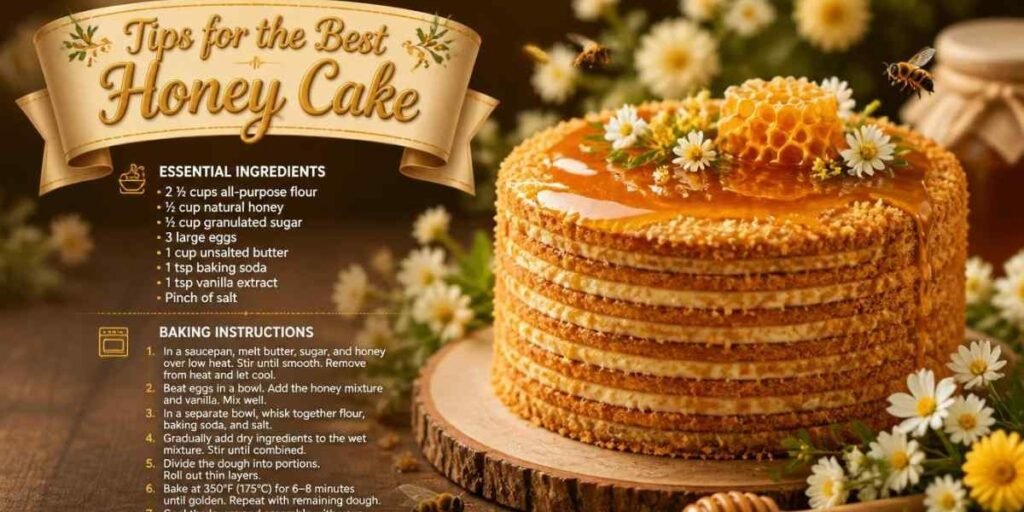 Tips for the Best Honey Cake