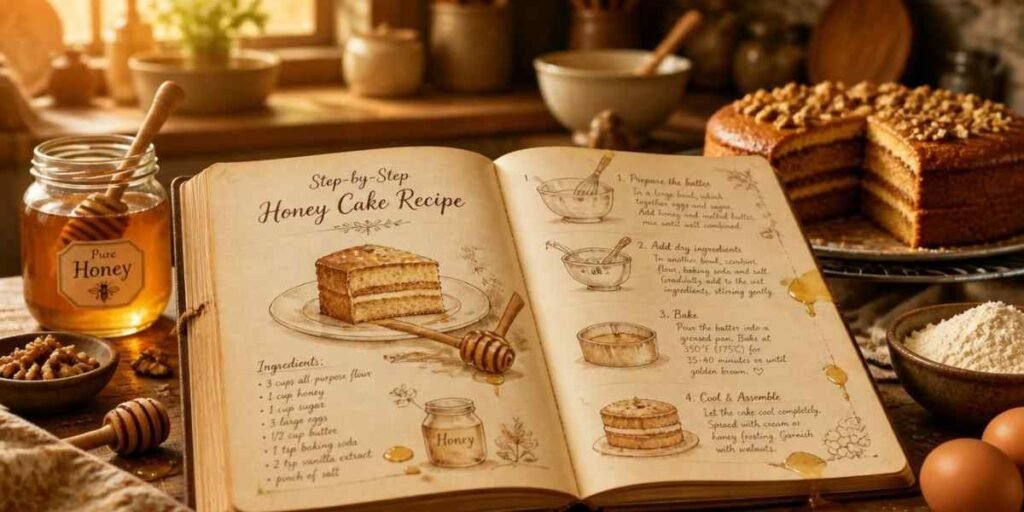 Step-by-Step Honey Cake Recipe